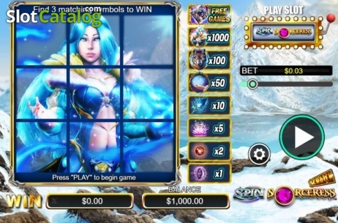 Скрин2. Scratch Spin Sorceress слот