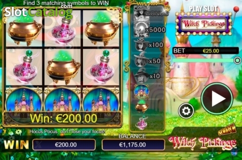 Скрин3. Scratch Witch Pickings слот