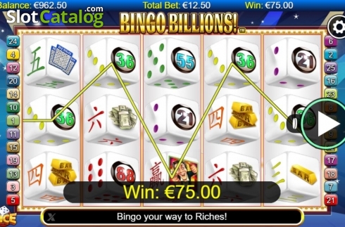 Скрин3. Bingo Billions Dice слот
