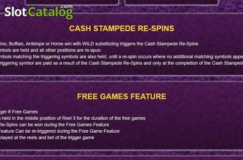 Скрин5. Cash Stampede Dice слот