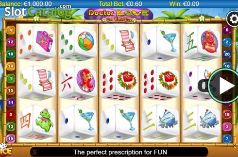 Скрин2. Doctor Love on Vacation Dice слот