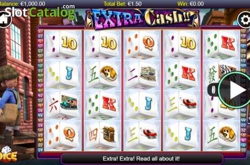 Скрин2. Extra Cash Dice слот