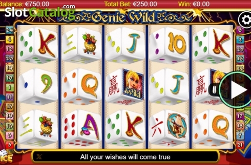 Скрин2. Genie Wild Dice слот