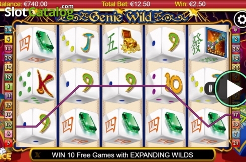 Скрин3. Genie Wild Dice слот