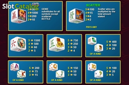 Скрин4. Genie Wild Dice слот