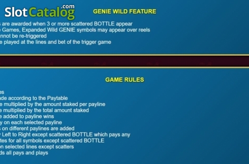 Скрин5. Genie Wild Dice слот