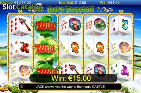 Скрин4. Jack's Beanstalk Dice слот
