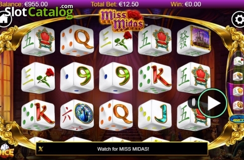 Скрин2. Miss Midas Dice слот