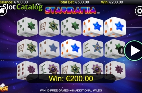 Скрин3. Starmania Dice слот
