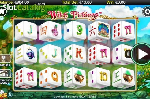 Скрин2. Witch Pickings Dice слот