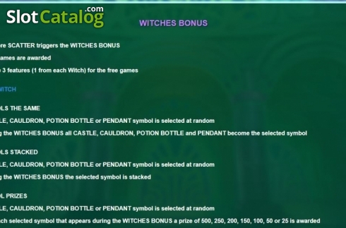 Скрин5. Witch Pickings Dice слот