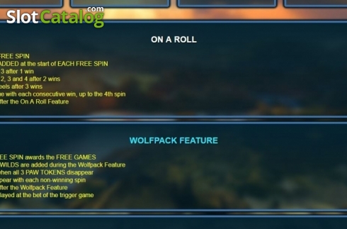 Скрин8. Wolfpack Pays Dice слот