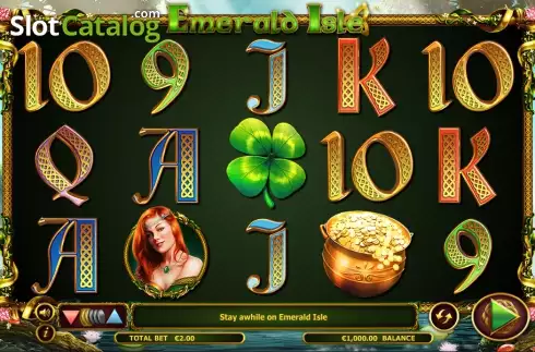 Скрин7. Emerald Isle слот