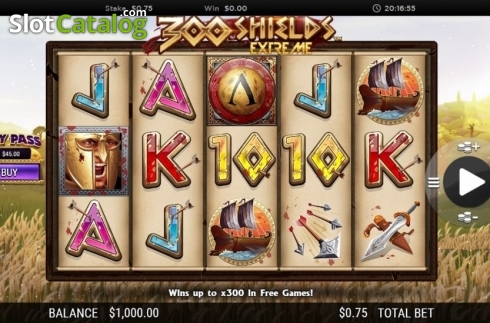 Скрин5. 300 Shields Extreme слот