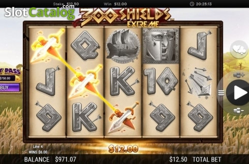 Скрин6. 300 Shields Extreme слот