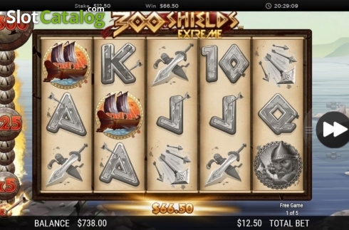 Скрин8. 300 Shields Extreme слот