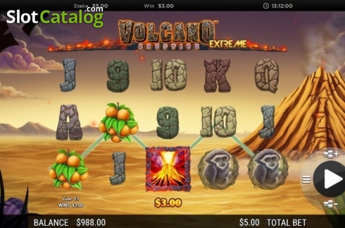 Скрин5. Volcano Eruption Extreme слот