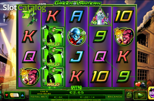 Скрин5. Green Lantern (NextGen) слот