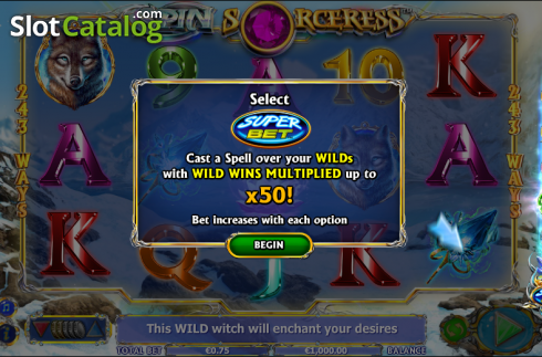 Скрин3. Spin Sorceress слот