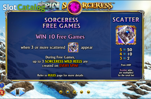 Скрин9. Spin Sorceress слот