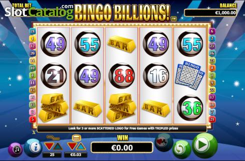 Скрин3. Bingo Billions слот