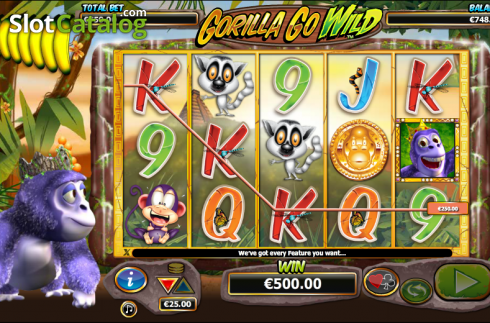 Скрин5. Gorilla Go Wild слот