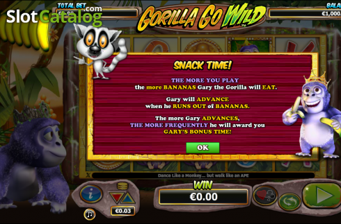 Скрин3. Gorilla Go Wild слот