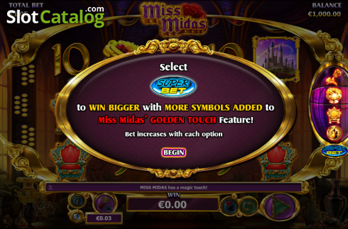 Скрин3. Miss Midas слот