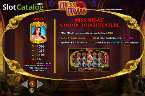 Скрин8. Miss Midas слот