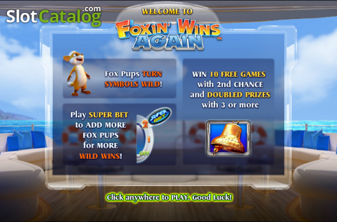 Скрин2. Foxin' Wins Again слот