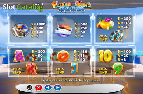 Скрин9. Foxin' Wins Again слот