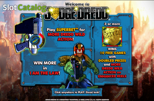 Скрин2. Judge Dredd слот