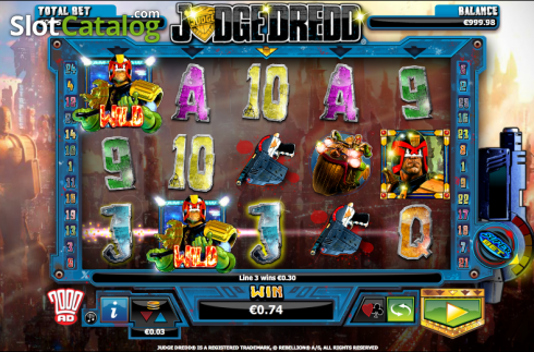 Скрин6. Judge Dredd слот