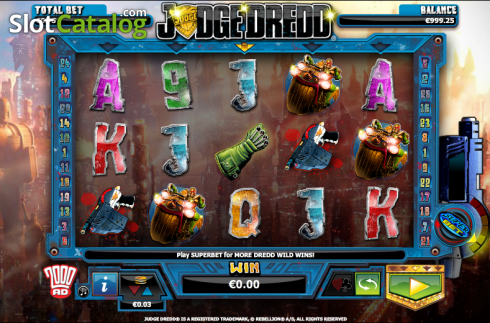 Скрин4. Judge Dredd слот