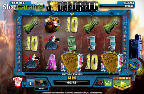 Скрин7. Judge Dredd слот