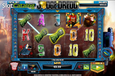 Скрин5. Judge Dredd слот
