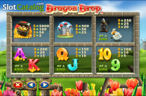 Скрин9. Dragon Drop слот
