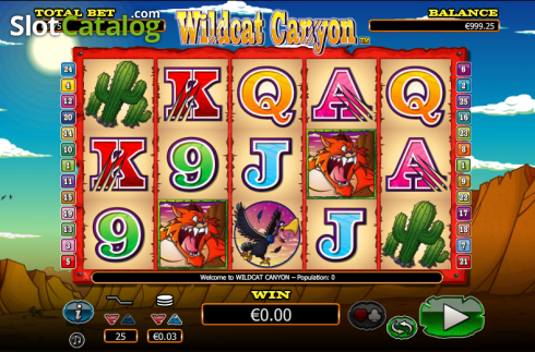 Скрин3. Wild Cat Canyon слот