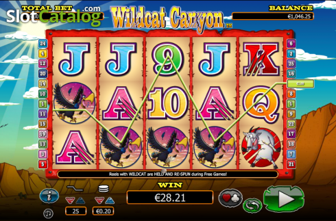 Скрин4. Wild Cat Canyon слот