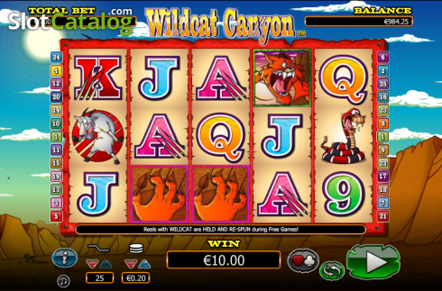 Скрин6. Wild Cat Canyon слот