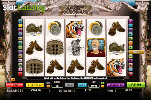 Скрин3. Call Of The Colosseum слот