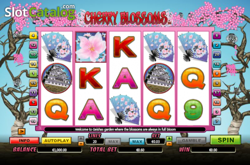 Скрин2. Cherry Blossoms слот