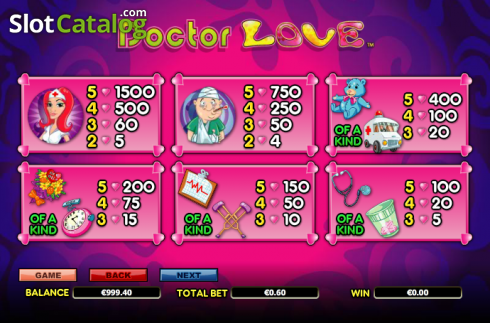 Скрин7. Doctor Love слот