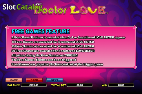 Скрин8. Doctor Love слот