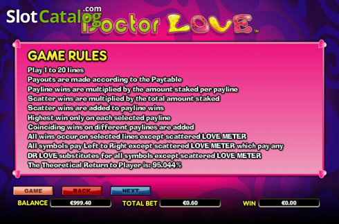 Скрин9. Doctor Love слот