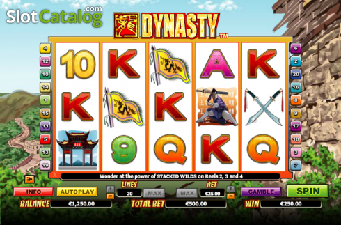 Скрин3. Dynasty слот