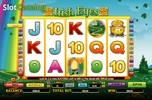 Скрин4. Irish Eyes слот