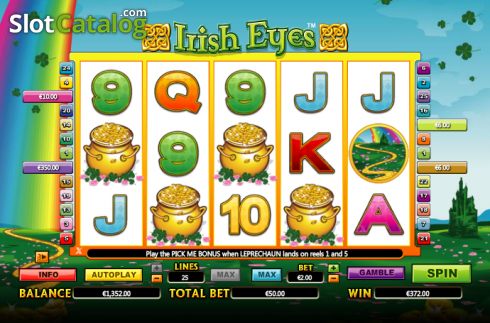 Скрин3. Irish Eyes слот