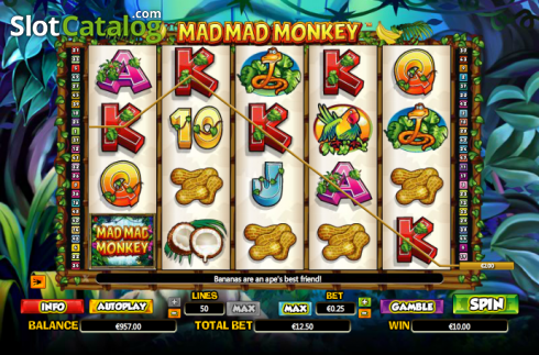 Скрин3. Mad Mad Monkey слот