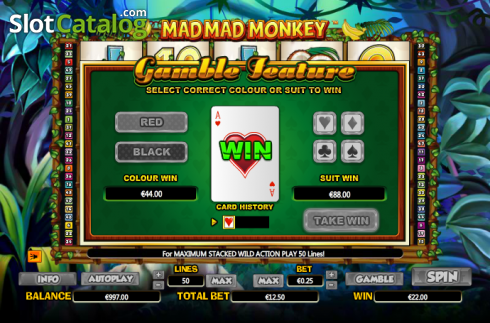 Скрин5. Mad Mad Monkey слот